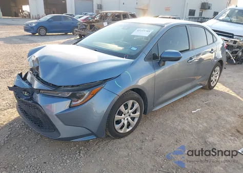 2020 Toyota Corolla Le z USA, uszkodzony, nr VIN 5YFEPRAE7LP043356